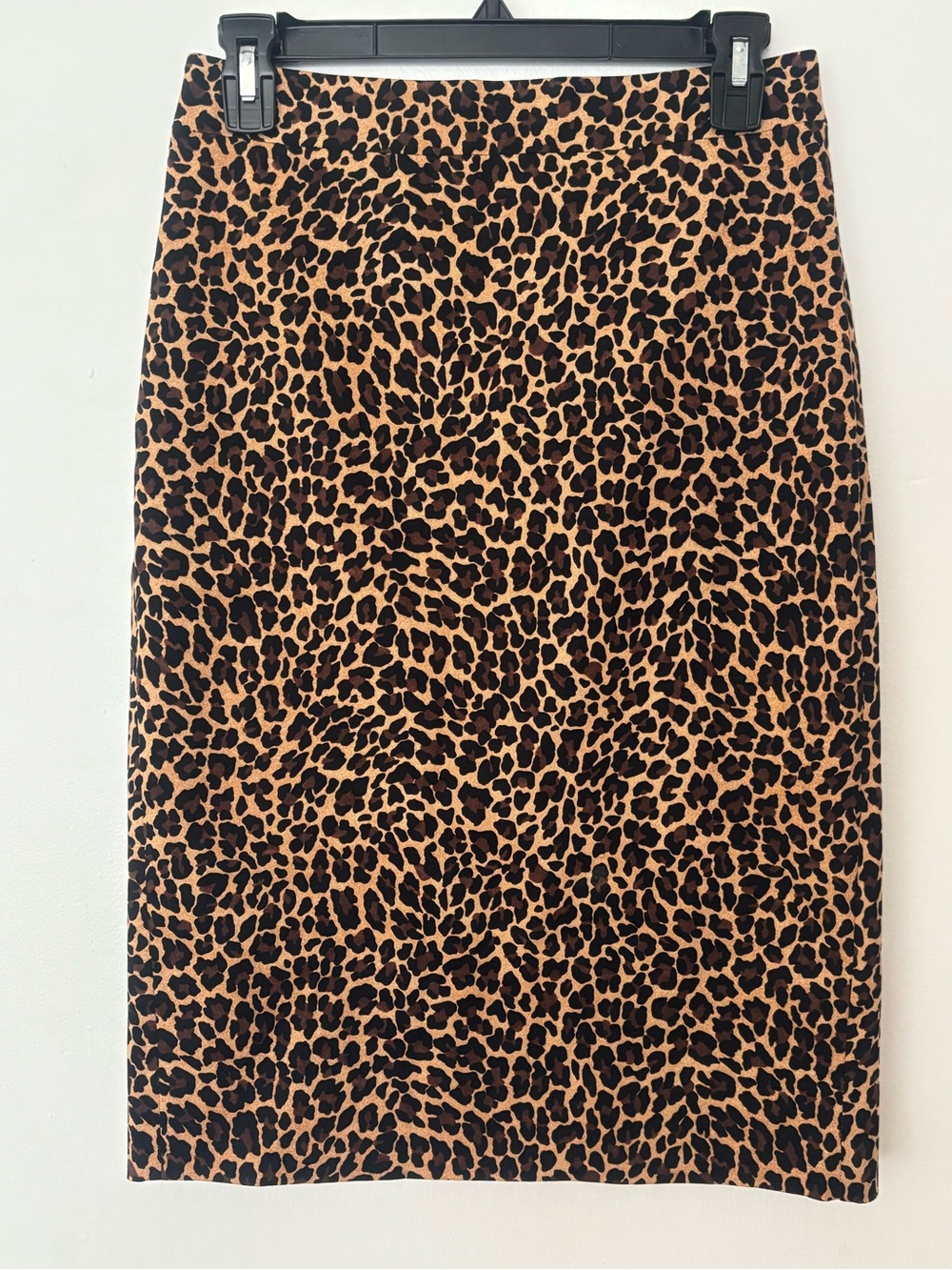 J.Crew Leopard Print Pencil Skirt Size 0 Animal Print Midi Lined